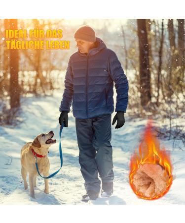 Ihuan Winter Gloves for Men & Women - Touchscreen Windproof Waterproof Slip-Resistant Sports Gloves for Cycling Running Skiing Hiking - Black - Buy Online on GoSupps.com