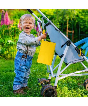 CHEERYMAGIC Baby Cloth Nappy Wet Bag - Waterproof Organizer with 2 Zipper Pockets for Beach, Pool, Daycare - Washable and Travel-Friendly (Yellow) - Buy Online on GoSupps.com
