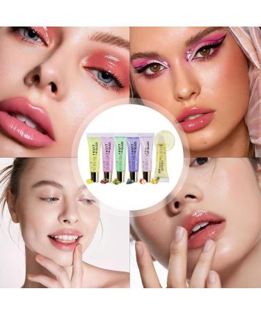 Huile l vres hydratante fruit e gla ure hydratante l vres huile labiale nourrissante brillante durable fournitures de soins de la peau portables pour les filles - Buy Online on GoSupps.com