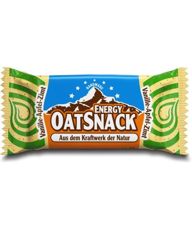Energy OatSnack Bars - Handmade Vanilla Apple Cinnamon 15x65g Natural Healthy Snack | Shop Internationally - Buy Online on GoSupps.com