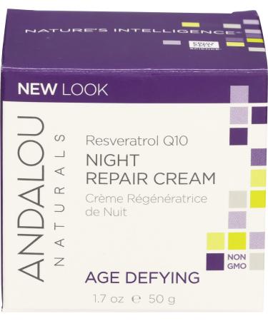 Andalou Naturals Night Crm Repair Resvrtrl Q1