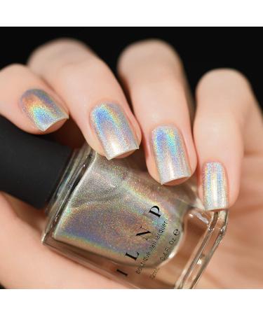 ILNP MEGA Ultra Holographic Nail Polish - Silver Holographic 0.4 Fl Oz (1 Pack) - Buy Online on GoSupps.com