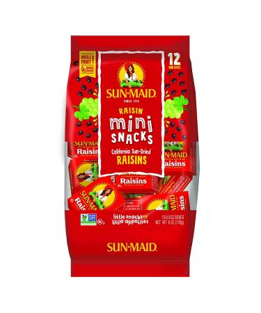 Sun-Maid - California Raisins - 1/2 Ounce Box - Whole Natural Dried Fruit - No Artificial Flavors - Non-GMO - Vegan And Vegetarian Friendly - 12 Pack (Packaging May Vary) - Buy Online on GoSupps.com