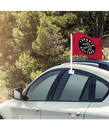 NCAA Georgia Bulldogs Black Double Sided Car Flag - 16 x 19 - Durable Pole for Car/Truck - Buy Online on GoSupps.com