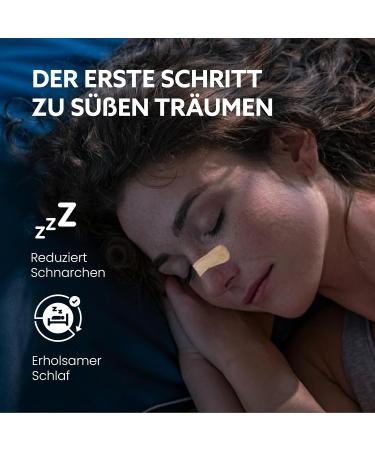 50 Anti-Snoring Nose Plasters - Travel Box Included | Effective Snoring Solutions - Buy Online on GoSupps.com