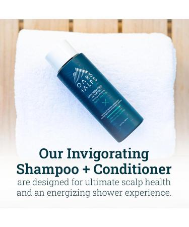 Oars + Alps Men's Sulfate Free Shampoo & Conditioner Set - Witch Hazel & Tea Tree Oil 12 Fl Oz - Buy Online on GoSupps.com