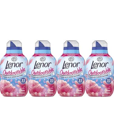 Lenor Outdoorable Fabric Conditioner Ultra Concentrated Freshness 33Washes Pink Blossom Scent 4Pk 4 x 462ml - Buy Online on GoSupps.com