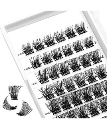 Cluster Lashes GWAWG Individual Lashes 100 Lash Clusters C D Curl Individual Cluster eyelashes DIY Lash Extensions Reusable False Eyelashes 3D Wispy Fluffy Lashes 10-16mm Length - Buy Online on GoSupps.com