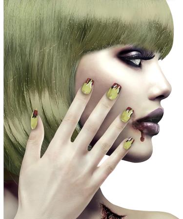 Buy Widmann 05360 Zombie Fingernails Set - 12 Self-Adhesive Accessories for Halloween & Carnival Theme Parties - International Shipping Available - Buy Online on GoSupps.com