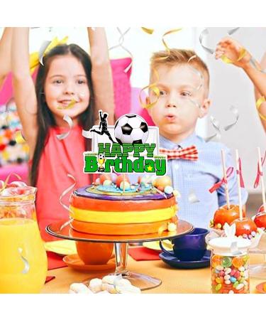 Ercadio 1 Pack Football Happy Birthday Cake Toppers Football Player Cupcake Picks Football Happy Birthday Cake Picks for Sport Theme Baby Shower Birthday Party Cake Decoration Supplies Pattern-4 - Buy Online on GoSupps.com