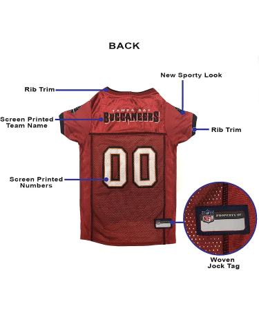 NFL Tampa Bay Buccaneers XX-Large Dog Jersey - Licensed Football Costume for Pets - Buy Online on GoSupps.com