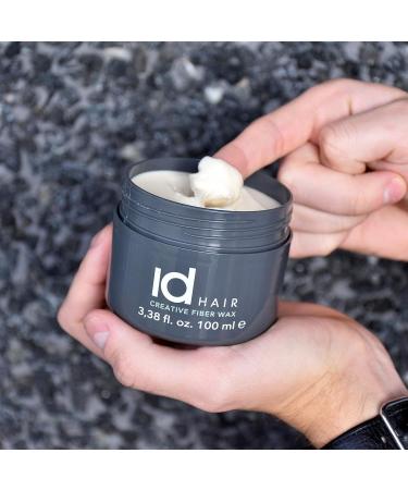 ID Hair Creative Fiber Wax - Strong & Flexible Hold Matte Finish - 100ml - Perfect for Short to Medium Hair - Buy Online on GoSupps.com