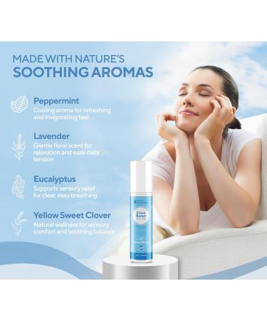 Marie Originals Breathe Blend Essential Oils Sinus Roll on | Natural Eucalyptus Peppermint Lavender Essential Oil Roll on | Aromatherapy Support for Clear Breathing Head Ease Relaxation | 10 mL - Buy Online on GoSupps.com