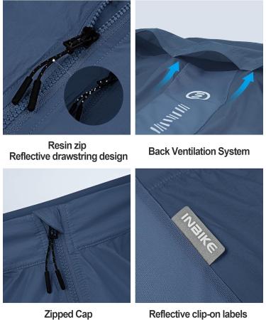 Inbike Light Windproof Reflective Vest for Men & Women - Sleeveless Bicycle Jacket for Running Racing & Outdoor Sports - Summer Breathable & Lightweight - Buy Online on GoSupps.com