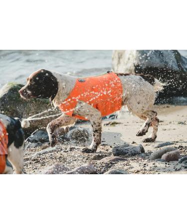 Hurtta Ranger Vest | Safety Vest for Dogs | Orange Camouflage Hunting Jacket for Outdoor Activities | MM Size Available - Buy Online on GoSupps.com