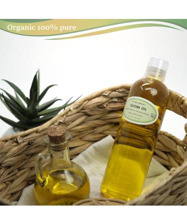 Buy Organic 100% Pure Jojoba Oil - Golden 12 Oz | International Shipping Available - Buy Online on GoSupps.com