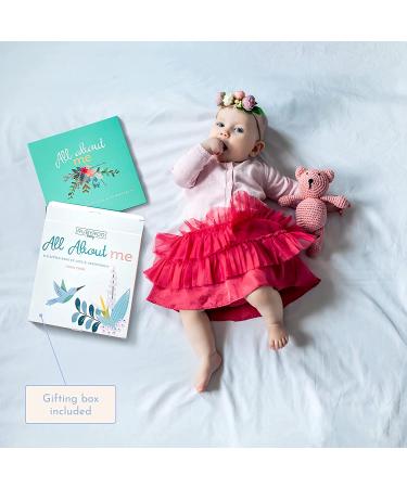 RubyRoo Baby Memory Book for Girls - 60 Page Hardcover Scrapbook for First 5 Years - Keepsake Photo Album and Milestone Journal - Perfect Baby Shower Gift - Buy Online on GoSupps.com
