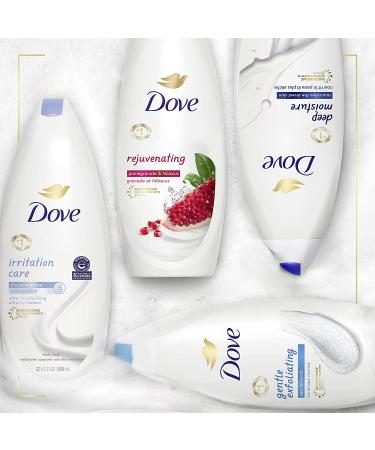 Dove Irritation Care Body Wash - Fragrance & Sulfate Free, Ultra-Moisturizing for Dry, Itchy Skin - 22 oz, 4 Count - Buy Online on GoSupps.com