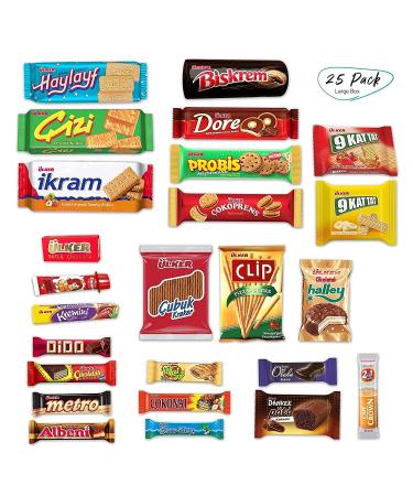 Eros Foreign Snacks Box  European Chocolates  Candy  Cookies  25 Count Variety International Snacks Turkish Snacks Box Foreign Candy Gift Box  Healthy Snack Box from Around the World 2.9 lb. - Buy Online on GoSupps.com