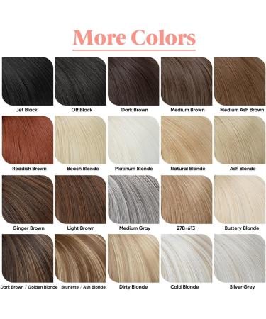 Bangs Hair Clip Synthetic Headband Bangs Extension Fake Hair Blunt Fringe with Long Sides for Women Natural False Black Brown Blonde Bang Bangs Clip in Hair(Color:Medium Gray) - Buy Online on GoSupps.com