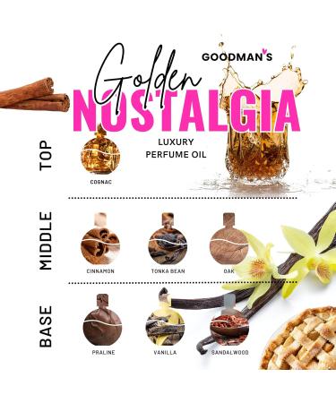 Women Perfume Roll-On Fragrance Oil Long Lasting Luxury Rollerball Mini Perfume Alcohol Free 10ml (Golden Nostalgia) - Buy Online on GoSupps.com