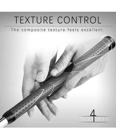 CHAMPKEY Comfortable Golf Grips Set of 13 - Black&Grey Midsize Grips with Repair Kits Included - Buy Online on GoSupps.com