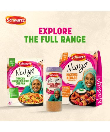 Schwartz x Nadiya Punchy Chicken & Rice One Pan Recipe Mix 25g - Buy Online on GoSupps.com