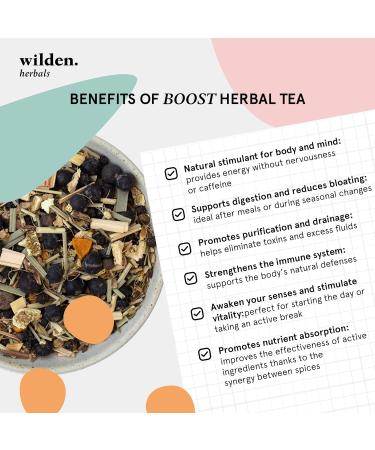 Wilden Herbals Remedium n.2 Boost - Tisane Antioxydante - M lange Harmonique de Gingembre et de Poivre pour Booster votre Energie -10 Sachets - Buy Online on GoSupps.com