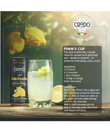 ROYAL UNIBREW Crodo Limonata - Lemon Soda (4X330ml) 1320 milliliters - Buy Online on GoSupps.com