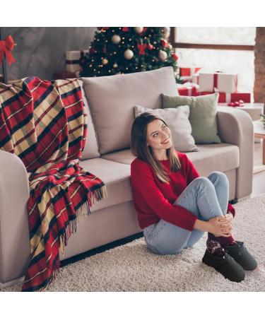 Heated Slippers for Men & Women - Rechargeable with 3 Temp Settings 8-Hour Warmth & 2200mAh Battery (Sizes 4-5 M 6-7 W - Buy Online on GoSupps.com