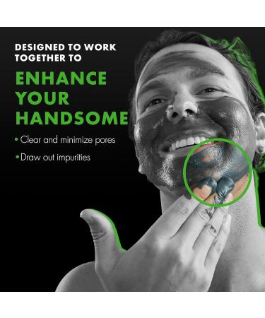 Tiege Hanley Men's Detoxifying Clay Mask & Exfoliating Scrub Set - Deep Pore Cleansing Facial & Body Care for Men - Buy Online on GoSupps.com