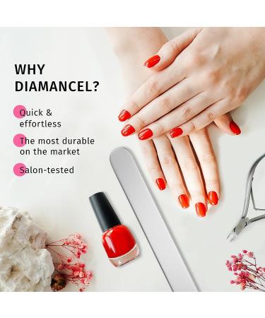 Diamancel Luxury Diamond Nail File - 4 Extra Coarse Grit for Acrylic, Resin & Gel Nails - Buy Online on GoSupps.com