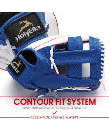 Buy 10.5-Inch Blue & White Baseball Gloves for Kids | Softball Gloves for Youth Training & Beginners - Ideal Gift - Buy Online on GoSupps.com