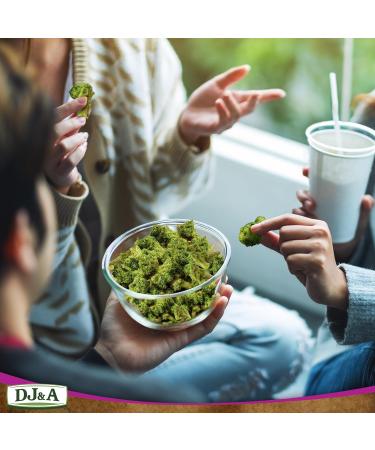 DJ&A Broccoli Florets Salt & Vinegar 12 x 25g - Buy Online on GoSupps.com