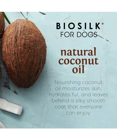 BioSilk for Dogs Silk Therapy Coconut Oil Dog Grooming Supplies - Shampoo, Conditioner & Detangler Spray Bundle - Buy Online on GoSupps.com