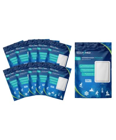SEGURMED heat patch heat pad body warmer back warmer against pain 10 pieces Suitable for allergy sufferers