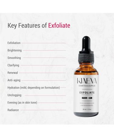 Kiaeva Chemical Skin Peel for Acne Treatment and Dark Spot Fading 1oz - Buy Online on GoSupps.com