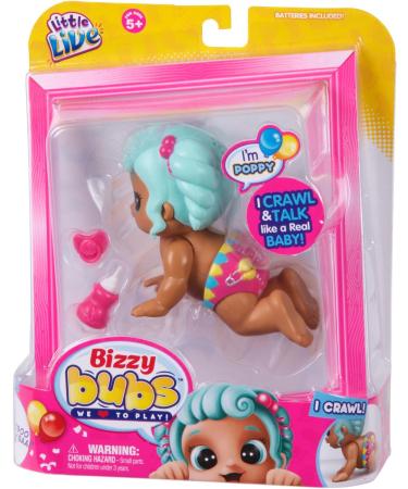 Little Live Bizzy Bubs Single Pack - Poppy | Interactive Baby Doll Toy - Buy Online on GoSupps.com