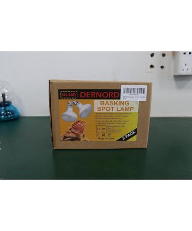 Dernord 150W Basking Thermal Ramp - Reptile Heat Lamp & Turtle Light Bulb (2-pack) for Bearded Dragons Snakes & More - Buy Online on GoSupps.com
