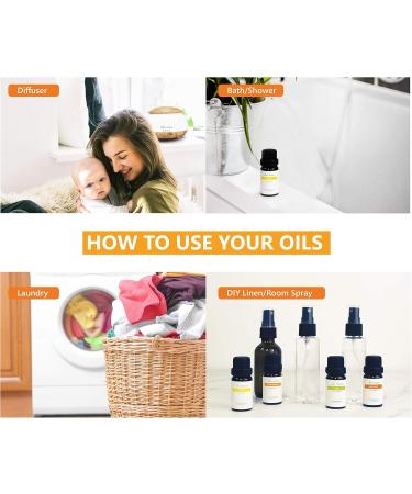 Citrus Essential Oil Set - Pack of 6 Pure Therapeutic Grade 10ml Oils | Lemon Grapefruit Sweet Orange Lime Bergamot & Petitgrain - Buy Online on GoSupps.com