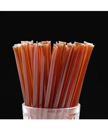 Bees Knees Meyer Lemon Honey Sticks - 50 Wildflower Honey Straws Infused with Citrus | Tea Accessories and Foodie Gifts - Buy Online on GoSupps.com
