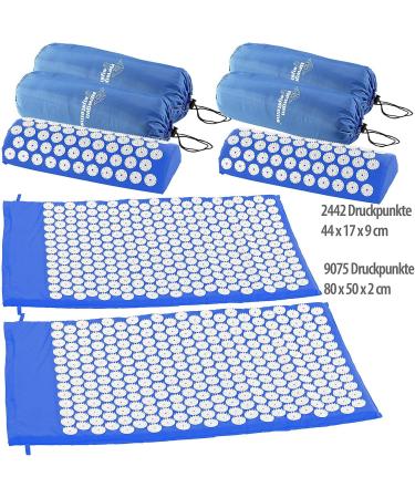 Newgen Medicals Massage Relaxation Cushion | Set of 2 Mats & Neck Rolls for Ultimate Wellness - Buy Online on GoSupps.com