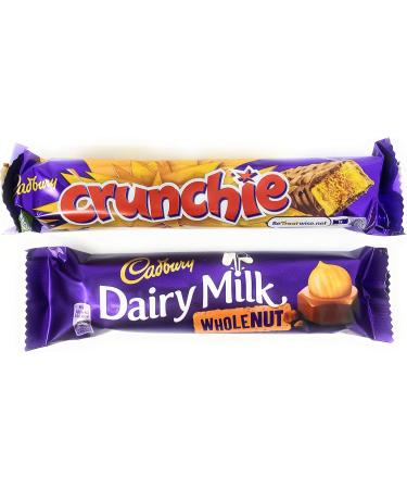 British Chocolate Bars Box - Bundle with 10 UK Chocolate Bars including Crunchie Curly Wurly Flake Dairy Milk Chocolate Bar and 6 other British Full Size Chocolate Bars - Great British Candy 410g - Buy Online on GoSupps.com