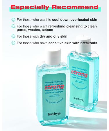 Clean Face Gargle Gel-to-Foam Cleanser - Gentle Pore Refining Non-Comedogenic Sensitive Skin - 5.4 fl. oz - Buy Online on GoSupps.com