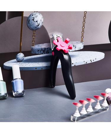 YATEICBC 2 Pieces Acrylic Nail Clippers Stainless Steel Nail Tip Cutter Gel False Nail Trimmer Fake Nail Clippers Adjustable Cuticle Edge Trimmer Nail Art Manicure Tool (Black) - Buy Online on GoSupps.com