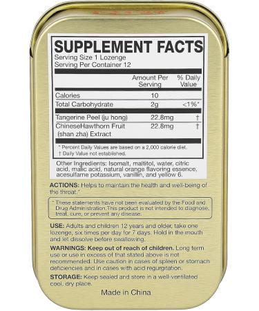 Buy Solstice Medicine Company Golden Throat Lozenge - Orange Flavor 12 Lozenges | Fast International Shipping - Buy Online on GoSupps.com