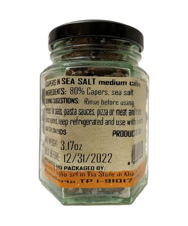 Elevate Your Dishes with Etimo Pantelleria Capers in Sea Salt - 3.17 Ounce - Buy Online on GoSupps.com