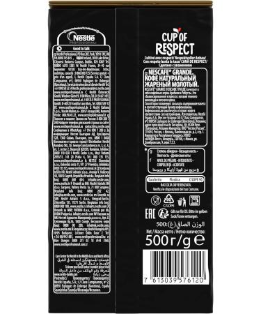NESCAF Grande Roast and Ground Filter Coffee 500g | Round-Bodied Arabica and Robusta blend (Pack of 3) - Buy Online on GoSupps.com
