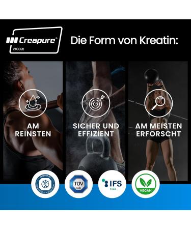 100% CRAPURE Creatine Monohydrate Capsules - Vitastrong | Fine & Soluble for Muscle Mass & Pre-Workout Boost | International Shipping Available - Buy Online on GoSupps.com