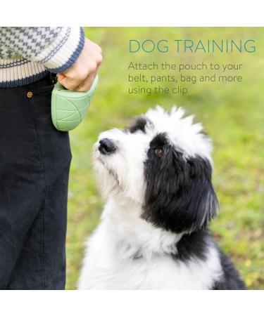 Buy Navaris 2x Silicone Dog Food Bags - Snack Bags with Clip for Treats | International Shipping Available - Buy Online on GoSupps.com